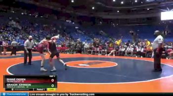 126 lbs Semis & 1st Wrestleback (8 Team) - Grason Johnson, Yorkville Christian vs Shane Ogden, Tolono (Unity)