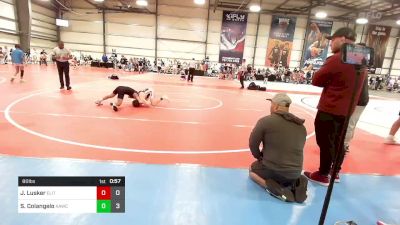 80 lbs Rr Rnd 1 - Jonas Lusker, Elite NJ MS Black vs Salavatore Colangelo, All American Wrestling Club