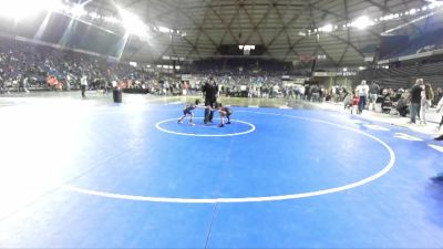 49 lbs Quarterfinal - Camila Ramirez, Mat Demon Wrestling Club vs Banzai Tuller, Olympia Wrestling Club