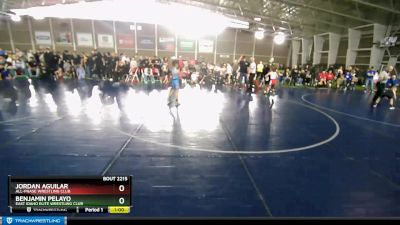 63 lbs Cons. Round 5 - Jordan Aguilar, All-Phase Wrestling Club vs Benjamin Pelayo, East Idaho Elite Wrestling Club