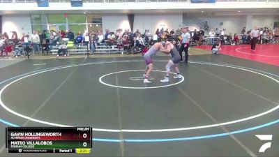 174 lbs Prelim - Gavin Hollingsworth, Alvernia University vs Mateo Villalobos, Ferrum College