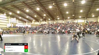 80 lbs Semifinal - Hunter Leavitt, Champions Wrestling Club vs Jax Eyre, Cowan Wrestling Academy