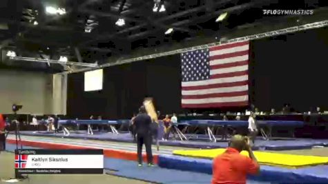Kaitlyn Siksnius - Tumbling, CAVU - 2021 USA Gymnastics Championships