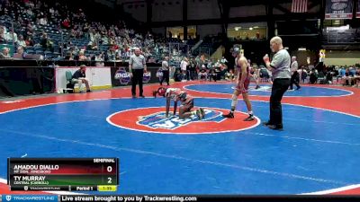 4A-120 lbs Semifinal - Ty Murray, Central (Carroll) vs Amadou Diallo, Mt Zion, Jonesboro