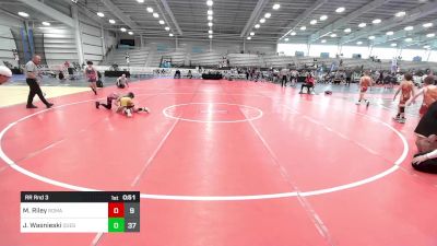 100 lbs Rr Rnd 3 - Michael Riley, Roman Legion vs Joshua Wasnieski, Quest School Of Wrestling Elem