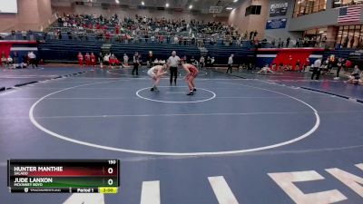150 lbs Cons. Round 3 - Jude Lanxon, McKinney Boyd vs Hunter Manthie, Salado