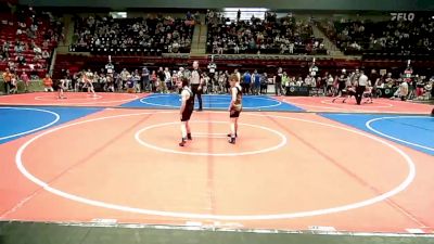 61 lbs Consi Of 8 #2 - Will Black, Perkins vs Declan Todd, Keystone Wrestling Club