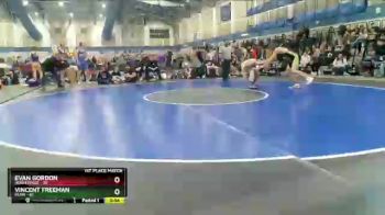 160 lbs Placement (4 Team) - Vincent Freeman, Penn vs Evan Gordon, Noblesville