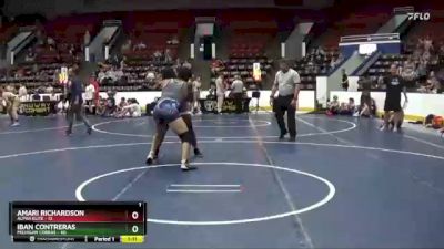 220 lbs Round 1 (4 Team) - Amari Richardson, Alpha Elite vs Iban Contreras, Michigan Cobras