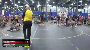 108 lbs Round 1 (6 Team) - Hunter Robbins, ARES Black vs Cameron Meier, Indiana Outlaws 1