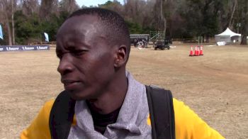 Leonard Korir after outkicking Galen Rupp to win 2018 USATF XC title