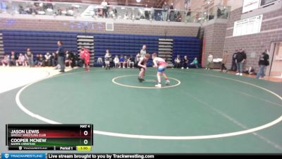 110 lbs Champ. Round 1 - Cooper McNew, Nampa Christian vs Jason Lewis, Grizzly Wrestling Club