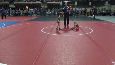 37 lbs Cons. Semi - Paige Hauge, Project Wrestling vs Lillyanna Haberle, Billings Wrestling Club