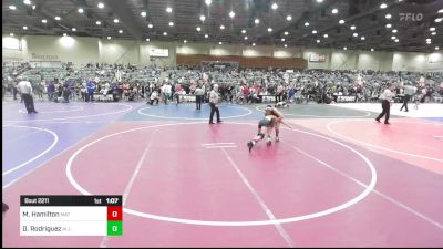 98 lbs Round Of 16 - Mercer Hamilton, Mat Demon WC vs Damian Rodriguez, All-Phase WC