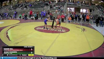 70 lbs Cons. Round 3 - Bodie Manners, MOOK MAT CLUB vs Kaydn Dill, Roseburg Mat Club/Umpqua Valle