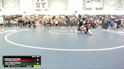 113 lbs Cons. Round 3 - Mason Pastwik, Eden Wrestling Club vs Matthias Wood, Club Not Listed