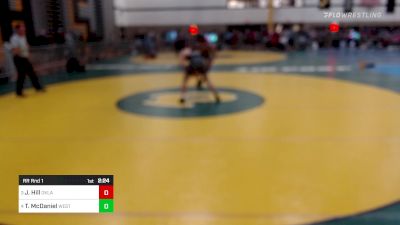 157B lbs Rr Rnd 1 - Jared Hill, Oklahoma vs Trae McDaniel, West Point