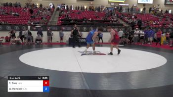 79 kg Cons 4 - Carter Baer, New York vs William Henckel, Blairstown Wrestling Club