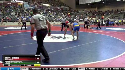 5A 175 lbs Semifinal - Ethyn Gibson, Russellville vs Plyler Oseguera, Lakeside