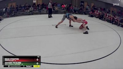 141 lbs Round 2 (8 Team) - Hayden McGuire, South Dakota Lightning vs Sean Stanton, Nebraska Red