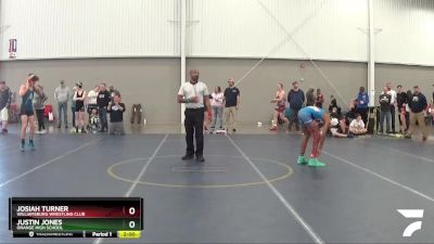 113 lbs Champ. Round 2 - Josiah Turner, Williamsburg Wrestling Club vs Justin Jones, Orange High School