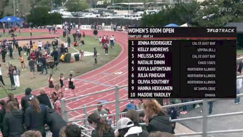 Women's 800m, Finals 14