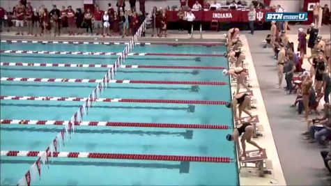 ND, CIN at IU, Women 50 Free Heat 2