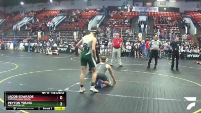 122 lbs Cons. Round 4 - Peyton Young, Williamston WC vs Jacob Edwards, Chippewa Hills Youth