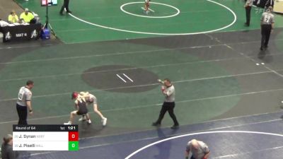 96 lbs Round Of 64 - Joey Synan, North Allegheny vs Jordan Piselli, Williamsport