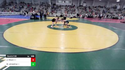 126 lbs Round Of 128 - Justin Olson, MN vs Matthew Almedina, PA