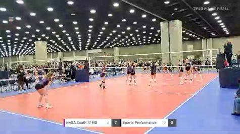 NASA South 17 MG vs Sports Performance - 2022 JVA World Challenge presented by Nike - Expo Only
