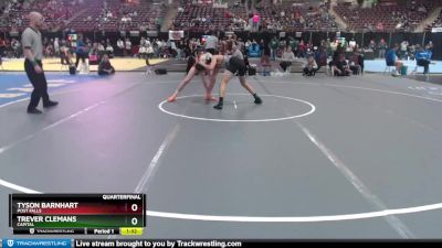 5A 132 lbs Quarterfinal - Trever Clemans, Capital vs Tyson Barnhart, Post Falls