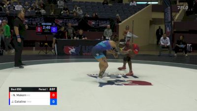 68 lbs Champ. Round 2 - Nina Makem, Minnesota Storm vs Jackie Cataline, Titan Mercury Wrestling Club (TMWC)