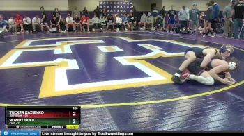 126 lbs Placement Matches (8 Team) - Rowdy Duck, Cass vs Tucker Kazienko, Jefferson