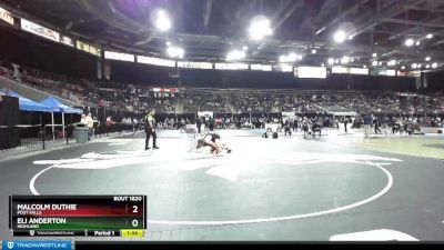 220 lbs Quarterfinal - Eli Anderton, Highland vs Malcolm Duthie, Post Falls