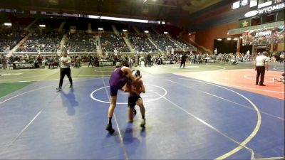 109 lbs Consi Of 8 #2 - Clint Kimes, Thermopolis WC vs Josiah Fernandez, Widefield WC