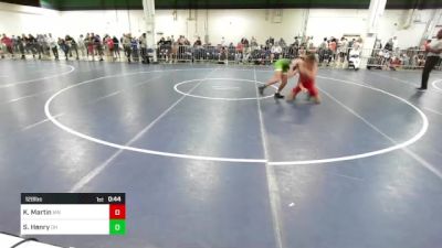 128 lbs Consi Of 16 #1 - Kadin Martin, MN vs Shad Henry, OH