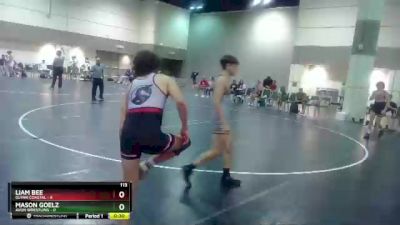 113 lbs Round 2 (16 Team) - Nathan Rioux, Avon Wrestling vs Carson Lutz, Glynn Coastal