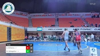 190 lbs Final - Daniel Williams, Lake Highland Prep vs Michael Dellagatta, St. Joseph Regional