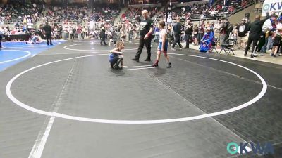 Quarterfinal - Corbin Daily, Smith Wrestling Academy vs Creed Rolan, Mcalester Youth Wrestling