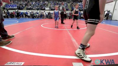 75-83 lbs Rr Rnd 1 - Brady Hembree, Wyandotte Youth Wrestling vs Braylie Calcote, Tahlequah Wrestling Club