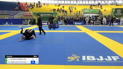 JOÃO VITOR SOARES DE OLIVEIRA vs RAFHAEL ARAUJO DA SILVA 2024 Brasileiro Jiu-Jitsu IBJJF