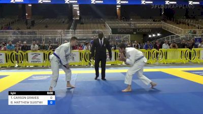 TYLER CARSON GRAVES vs BRENT MATTHEW GUISTWITE 2022 Pan Jiu Jitsu IBJJF Championship