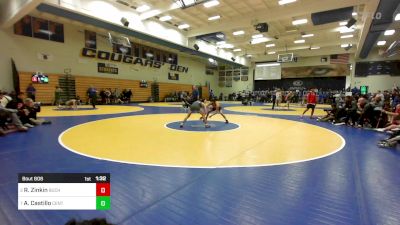 116 lbs Quarterfinal - Rocklin Zinkin, Buchanan vs Anthony Castillo, Central