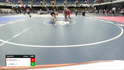 132 lbs Semifinal - Jack Platt, West Aurora vs Robye Williams, Homewood Flossmoor