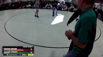 116 lbs Champ. Round 1 - Dalton Lovejoy, Nebraska vs Colton Archer, Bennington High School Wrestling