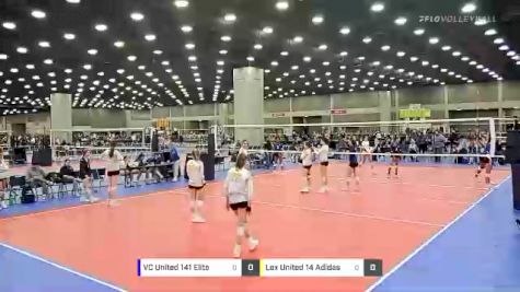 VC United 141 Elite vs Lex United 14 Adidas - 2022 JVA World Challenge presented by Nike - Expo Only