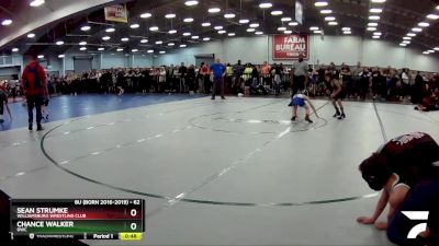 62 lbs Quarterfinal - Sean Strumke, Williamsburg Wrestling Club vs Chance Walker, DWC