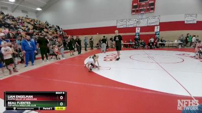 38-43 lbs Round 1 - Liam Engelman, Platte Valley Jr Wrestling vs Beau Fuentes, Top Notch Wrestling Club