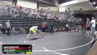 105 lbs Round 3 (6 Team) - Owen Slagter, Team Texas Blue vs Logan Schweitzer, Nebraska Maize